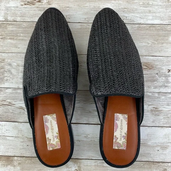 Band of Gypsies Skipper Woven Vegan Leather Pointed Loafer Mule- size 8.5 IMO - Picture 12 of 17